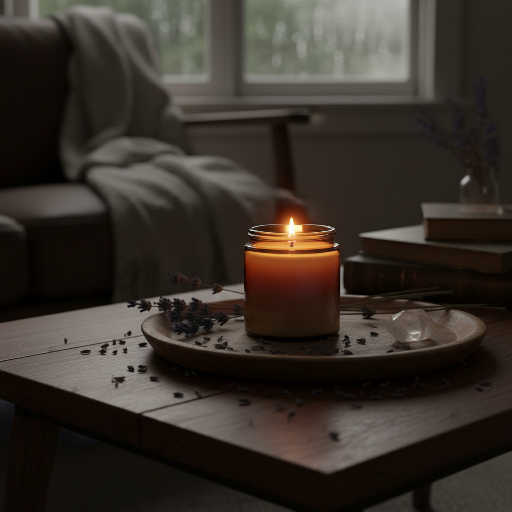 Last Batch Soy Wax Candle lifestyle