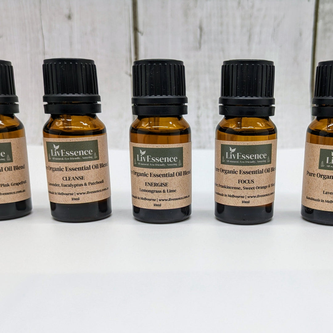 Pure Organic Essential Oil Blends - LivEssence