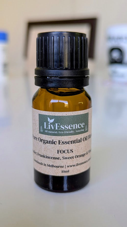 FOCUS - Pure Organic Essential Oil Blend 10ml