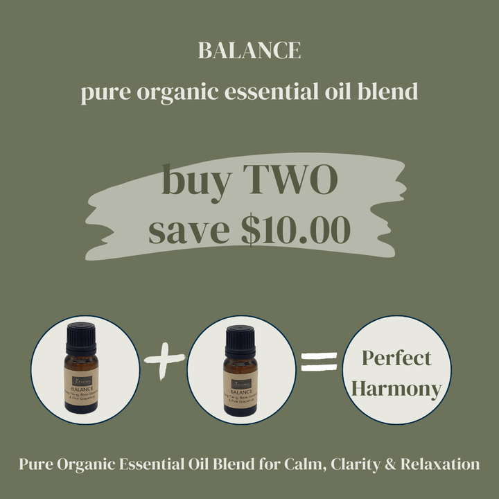 BALANCE - Pure Organic Essential Oil Blend 10ml - LivEssence