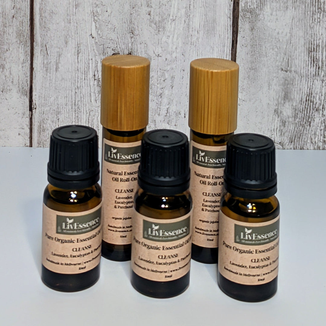 CLEANSE - Pure Organic Essential Oil Blend 10ml - LivEssence