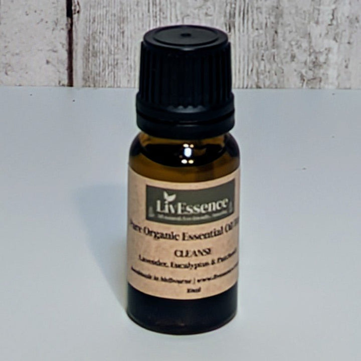 CLEANSE - Pure Organic Essential Oil Blend 10ml - LivEssence