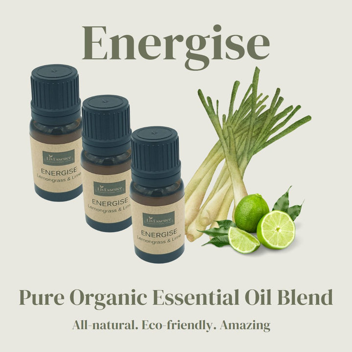 ENERGISE - Pure Organic Essential Oil Blend 10ml - LivEssence