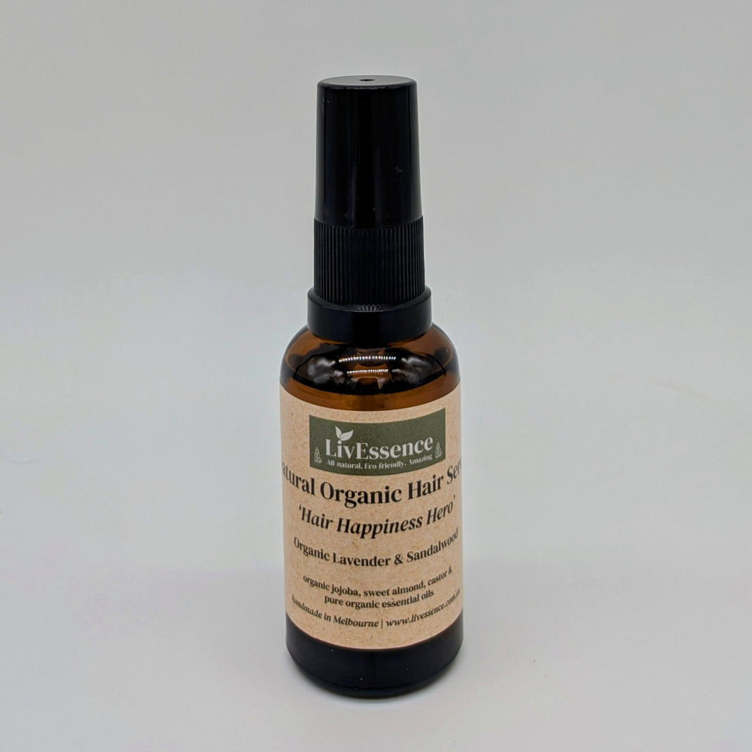 Hair Happiness Hero – Natural Organic Hair Serum 30ml - LivEssence