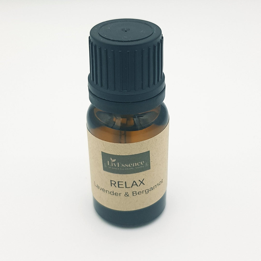 RELAX - Pure Organic Essential Oil Blend 10ml - LivEssence