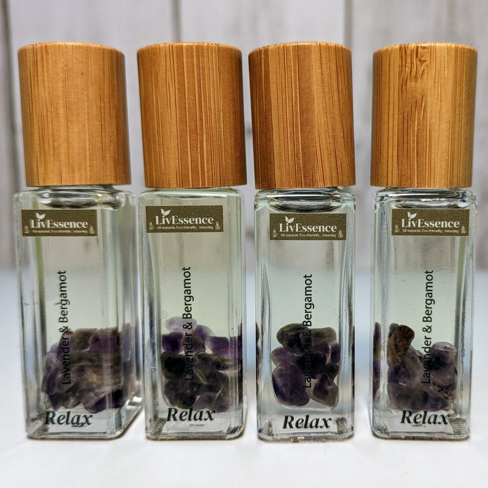 Relax Roll - On: Crystal Edition with Amethyst - LivEssence