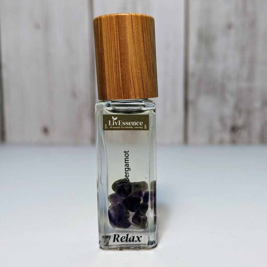 Relax Roll - On: Crystal Edition with Amethyst - LivEssence