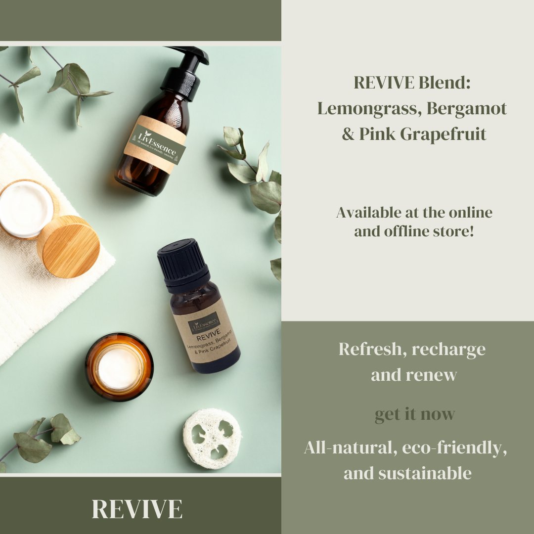 REVIVE - Pure Organic Essential Oil Blend 10ml - LivEssence